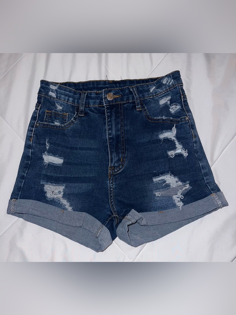 denim shorts